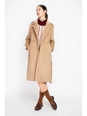 ASSUILI Płaszcz przejściowy w kolorze beżowym rozmiar: 42