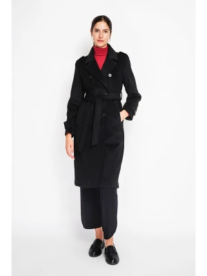 ASSUILI Płaszcz przejściowy w kolorze czarnym rozmiar: 40