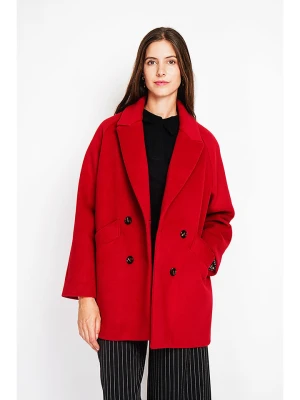 ASSUILI Płaszcz przejściowy w kolorze czerwonym rozmiar: 38