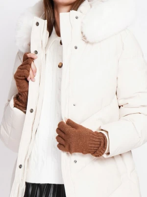 ASSUILI Rękawiczki w kolorze brązowym rozmiar: onesize