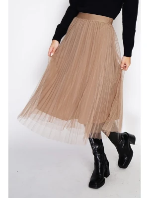 ASSUILI Spódnica w kolorze beżowym rozmiar: 34