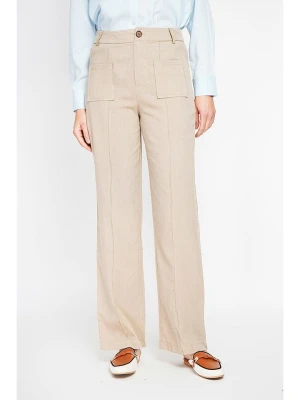 ASSUILI Spodnie w kolorze beżowym rozmiar: 42