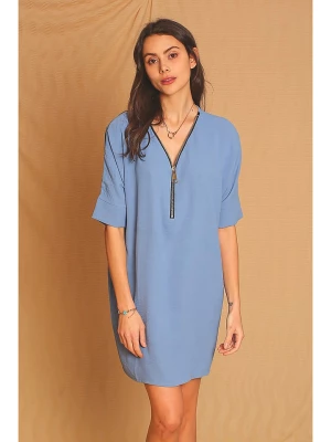 ASSUILI Sukienka w kolorze błękitnym rozmiar: 36