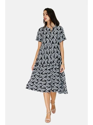 ASSUILI Sukienka w kolorze czarno-białym rozmiar: 42
