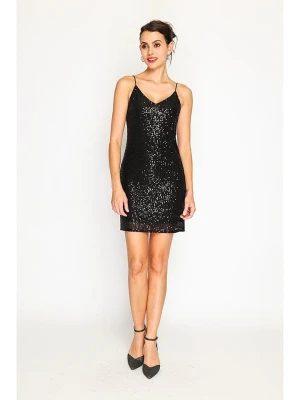 ASSUILI Sukienka w kolorze czarnym rozmiar: 36