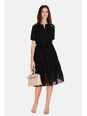 ASSUILI Sukienka w kolorze czarnym rozmiar: 38