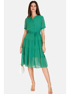 ASSUILI Sukienka w kolorze zielonym rozmiar: 38