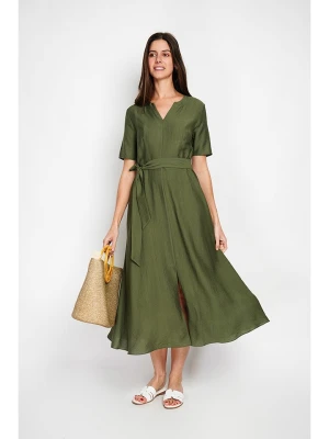ASSUILI Sukienka w kolorze zielonym rozmiar: 40