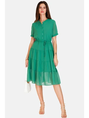 ASSUILI Sukienka w kolorze zielonym rozmiar: 40