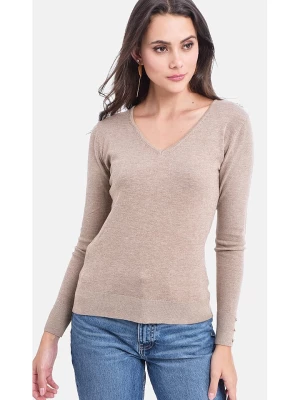 ASSUILI Sweter w kolorze beżowym rozmiar: 38