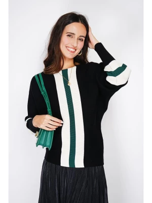 ASSUILI Kaszmirowy sweter w kolorze czarnym rozmiar: 38
