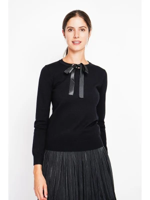 ASSUILI Sweter w kolorze czarnym rozmiar: 38