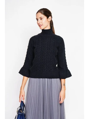 ASSUILI Sweter w kolorze czarnym rozmiar: 42