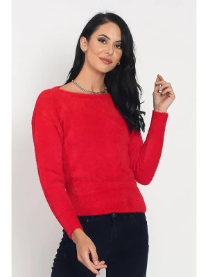ASSUILI Sweter w kolorze czerwonym rozmiar: 34