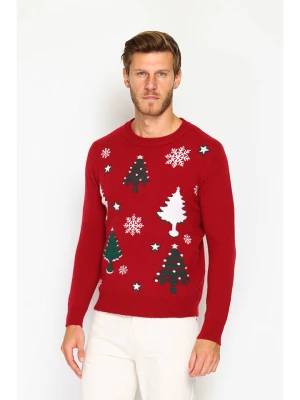 ASSUILI Sweter w kolorze czerwonym rozmiar: 42