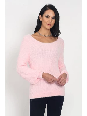 ASSUILI Sweter w kolorze jasnoróżowym rozmiar: 38
