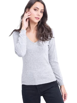 ASSUILI Sweter w kolorze jasnoszarym rozmiar: 40