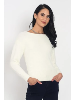 ASSUILI Sweter w kolorze kremowym rozmiar: 40