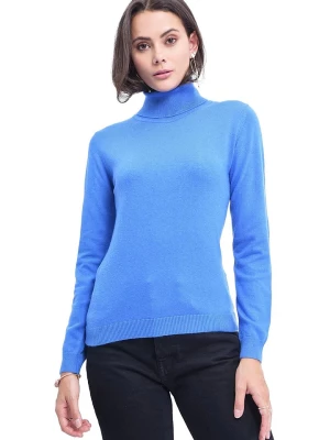 ASSUILI Sweter w kolorze niebieskim rozmiar: 36