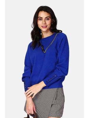 ASSUILI Sweter w kolorze niebieskim rozmiar: 42
