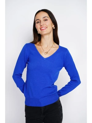 ASSUILI Sweter w kolorze niebieskim rozmiar: 36