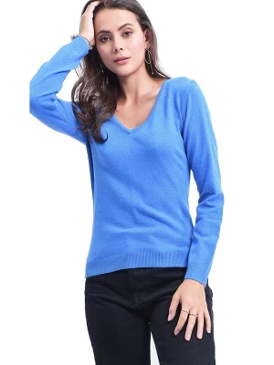 ASSUILI Sweter w kolorze niebieskim rozmiar: 40