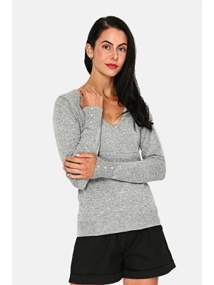 ASSUILI Sweter w kolorze szarym rozmiar: 42