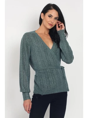 ASSUILI Sweter w kolorze zielonym rozmiar: 42