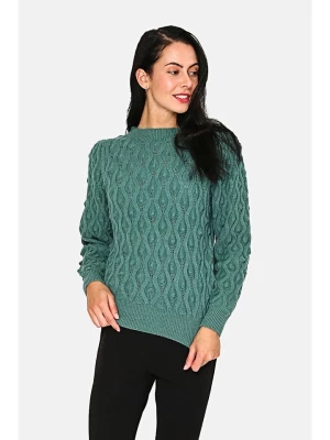 ASSUILI Sweter w kolorze zielonym rozmiar: 36