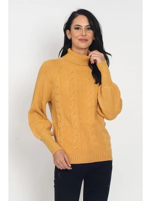 ASSUILI Sweter w kolorze żółtym rozmiar: 36