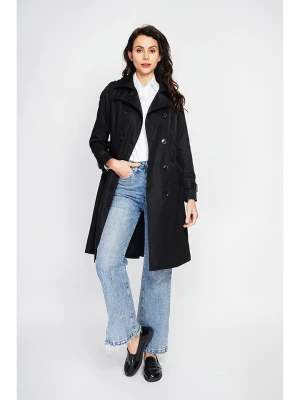 ASSUILI Trencz w kolorze czarnym rozmiar: 42