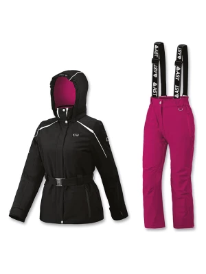 AST Active Sport Team 2-częściowy zestaw narciarski w kolorze różowo-czarnym rozmiar: 38