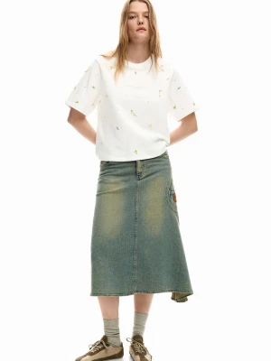 Asymetryczna spódnica jeansowa Desigual