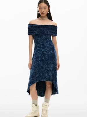 Asymetryczna sukienka tie-dye Desigual