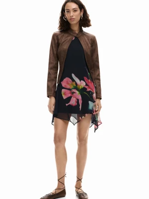 Asymetryczna sukienka w kwiaty Desigual