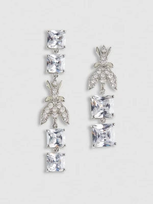 Asymetryczne kolczyki z szlifem diamentowym PATRIZIA PEPE