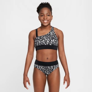 Zdjęcie produktu Asymetryczne monokini dla dużych dzieci (dziewcząt) Nike Swim Wild - Szary