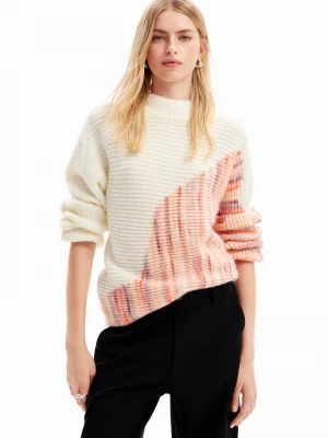 Asymetryczny sweter Desigual