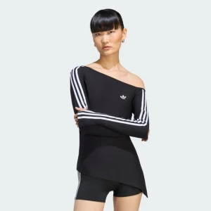 ASYMETRYCZNY TOP NA JEDNO RAMIĘ Adidas czarny
