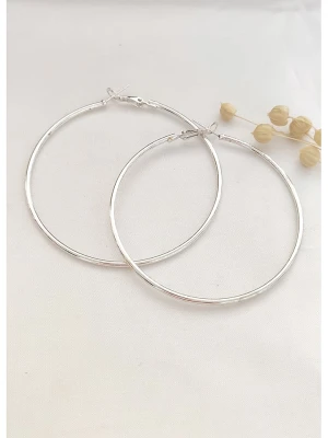 atelier MIU Kolczyki-kreole w kolorze srebrnym rozmiar: onesize