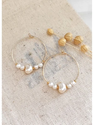 atelier MIU Kolczyki-kreole z perłami rozmiar: onesize