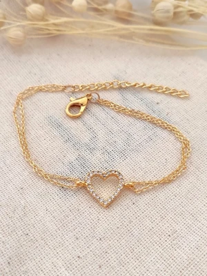 atelier MIU Pozłacana bransoletka z elementem ozdobnym rozmiar: onesize