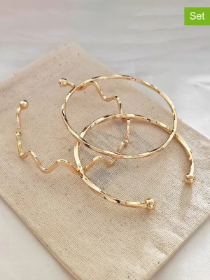 atelier MIU Pozłacane bransoletki (3 szt.) rozmiar: onesize