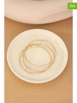 atelier MIU Pozłacane bransoletki (3 szt.) rozmiar: onesize złoty