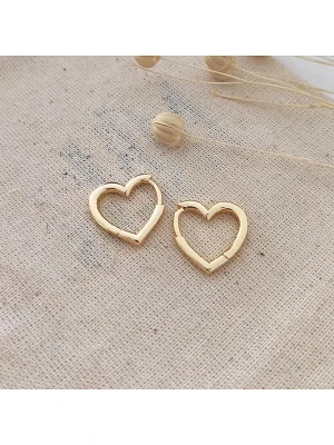 atelier MIU Pozłacane kolczyki-kreole rozmiar: onesize