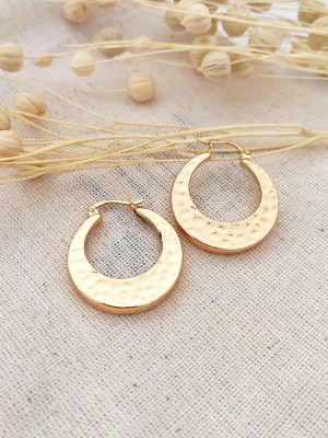 atelier MIU Pozłacane kolczyki-kreole rozmiar: onesize