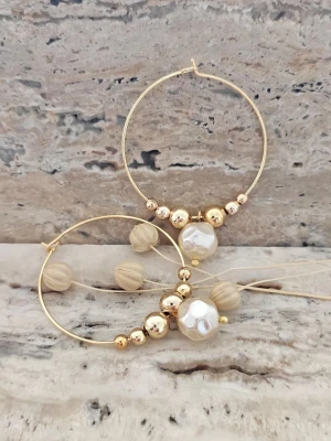 atelier MIU Pozłacane kolczyki-kreole rozmiar: onesize