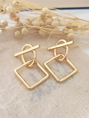 atelier MIU Pozłacane kolczyki-wkrętki rozmiar: onesize