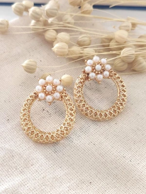 atelier MIU Pozłacane kolczyki-wkrętki rozmiar: onesize