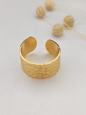 atelier MIU Pozłacany pierścionek rozmiar: onesize